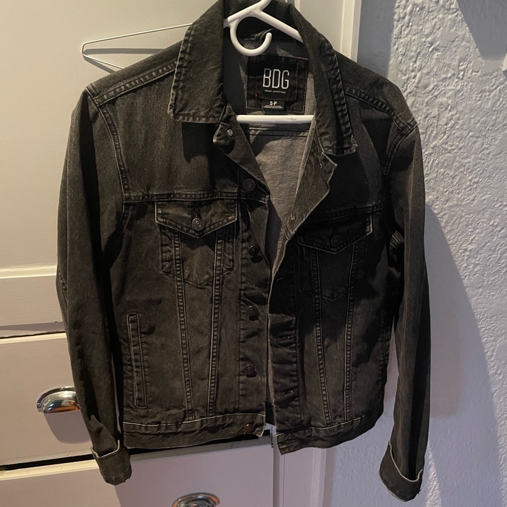 Urban outfitters black denim jacket